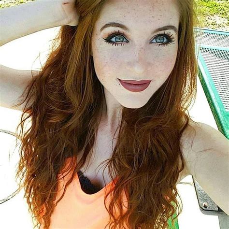 Danielleboker Beautiful Freckles Pretty Redhead Red Hair Woman