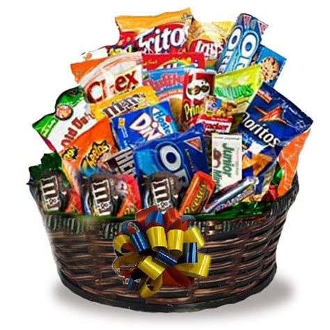 Maybe you would like to learn more about one of these? Snacks with Chocolate | Food gift baskets, Diy gift ...