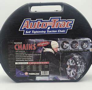 Auto Trac Tire Chains Peerless Self Tightening See Chart For Tire Size