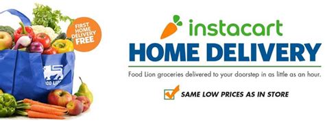 Get notified when we launch! Food Lion Expands Instacart Service In Charlotte Area