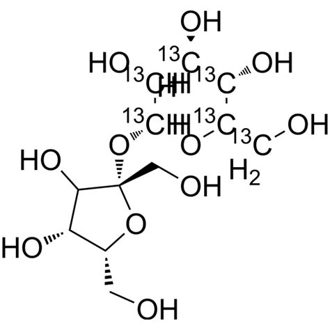 Sucrose 13c6 D Saccharose 13c6 Stable Isotope Medchemexpress