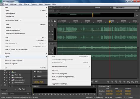 Maybe you would like to learn more about one of these? Adobe Master Collection CS6: Merubah format Adobe Audition ...