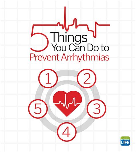 5 Things You Can Do To Prevent Arrhythmias Infographic Health How To