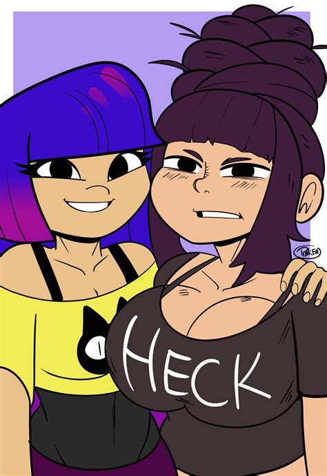 penken on twitter finished a commission featuring miko from glitch techs and wasabi nuclear s