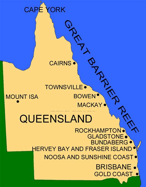 Queensland Australia Map Photos