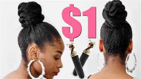 The second jumbo braid hairstyle is the updo. Twisted Bun with Kanekalon Hair Natural Hair Protective ...