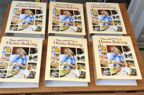 Great American Home Baking Cookbooks Set Of 6 Series Hardcover Binders