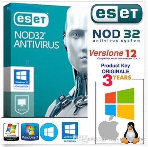 Eset Nod32 Antivirus 2019 License Up To 2022 Product Key 3 Years From