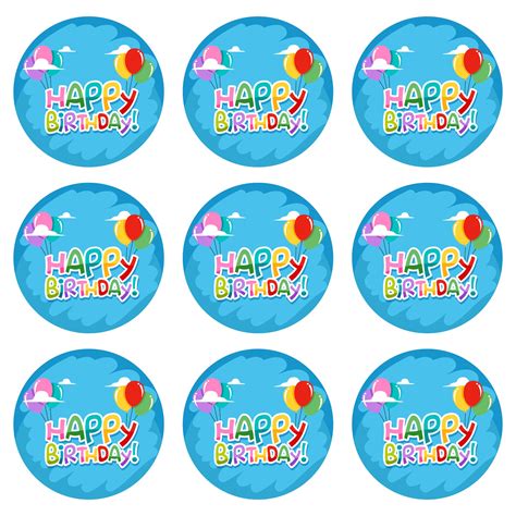Birthday Cupcake Toppers Free Printable