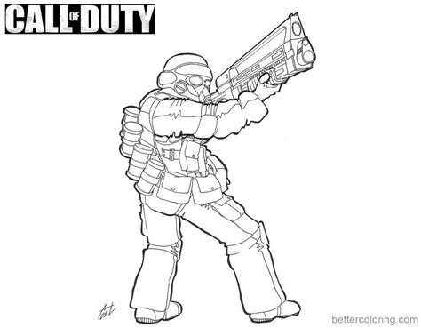 Free Printable Call Of Duty Coloring Pages