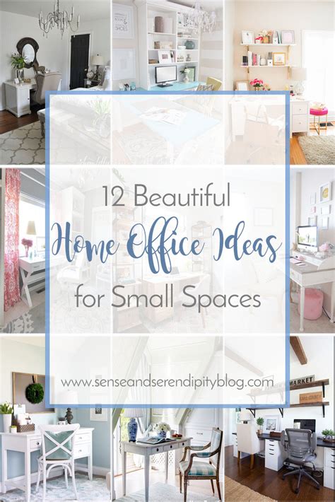 12 Beautiful Home Office Ideas For Small Spaces Sense And Serendipity
