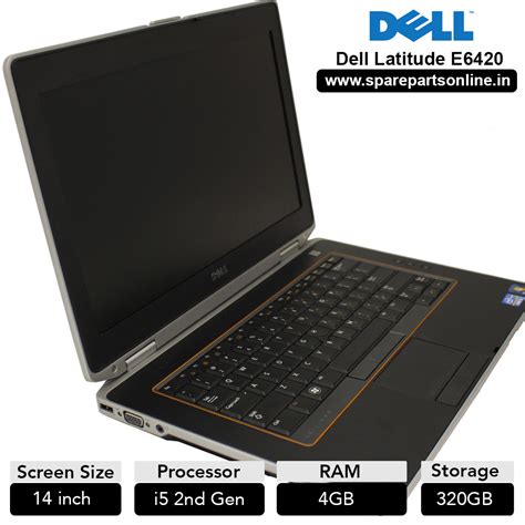 Dell Latitude E6420 Used Laptop With 14 Inch Screen Core I5 2nd Gen