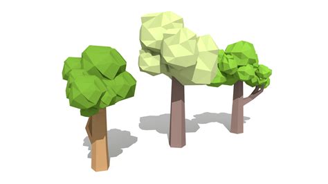 Artstation Low Poly Tree Resources