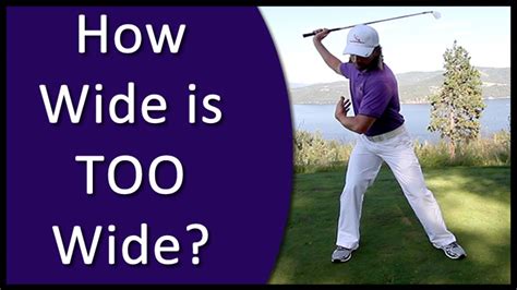 Golf For Beginners Stance Width Perfect Golf Swing Instruction Online
