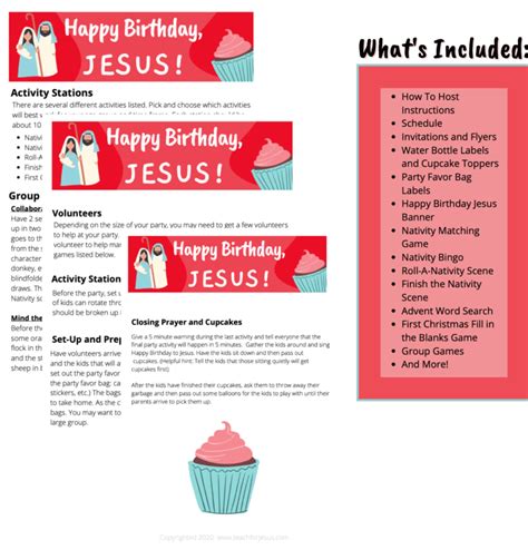 Host A Jesus Birthday Party This Christmas Teach For Jesus