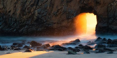 Sunset At Pfeiffer Beach In Big Sur California Usa Photographer