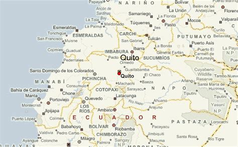 Detailed Map Of Quito Ecuador