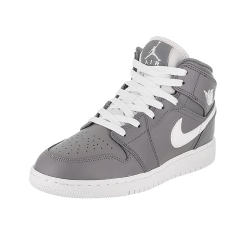 Shop Nike Jordan Kids Air Jordan 1 Mid Bg Basketball Shoe Free
