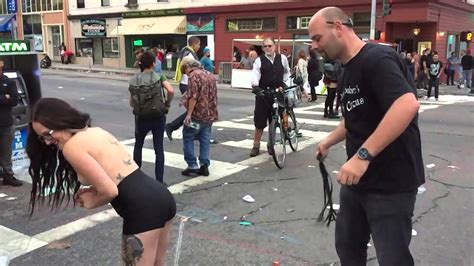 Iphone Super Slomo Public Whipping At Folsom Street Faire Fps Test Youtube
