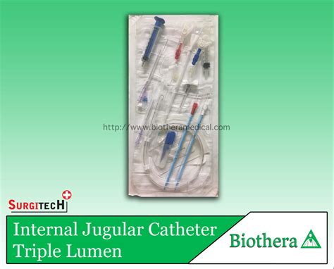 Internal Jugular Catheter Triple Lumen Biothera Medical Supply