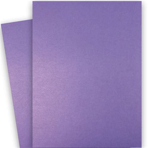 Shine Violet Satin Shimmer Metallic Card Stock Paper 28x40 92lb Cover