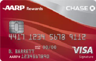 You'll also have the flexibility to redeem your rewards at amazon.com. Chase AARP Visa Credit Card - Benefits, Rates and Fees