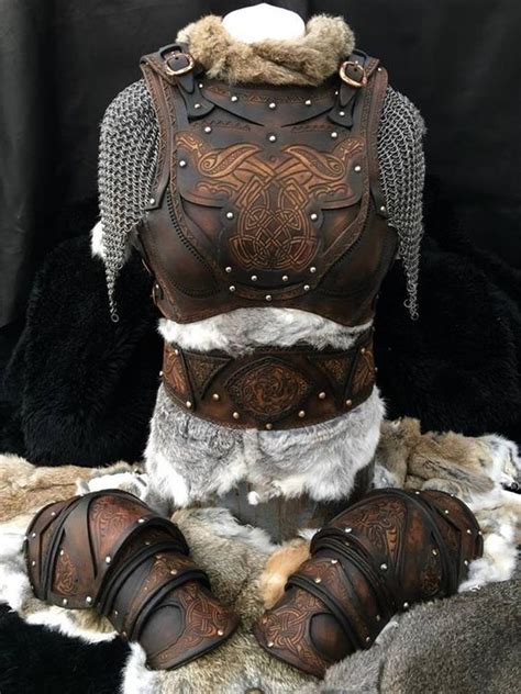 This Stunning Leather Armour Complete With Belt And Shoulders Is One Of
