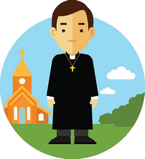 Royalty Free Catholic Priest Clip Art Vector Images And Illustrations