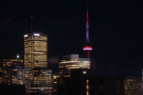 Cn Tower Bei Nacht Foto And Bild North America Canada The East Bilder