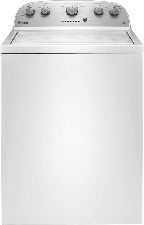 Best Buy Whirlpool 3 5 Cu Ft 12 Cycle Top Loading Washer White WTW4816FW