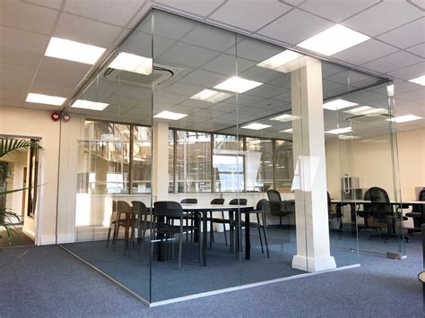 From Glass At Work Three Sided Glass Room And Glazed Office For