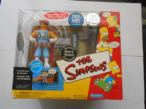 The Simpsons Moes Tavern Playmates Playset With Duffman