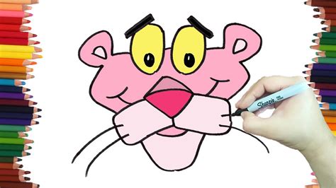 Como Dibujar A La Pantera Rosa Paso A Paso How To Draw The Pink Panther