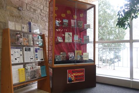 National Womens History Month Display The Andersen Library Blog