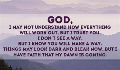 We cannot trust someone we don't know, and that is the secret of learning to trust god. I Trust You, God - Inspirations