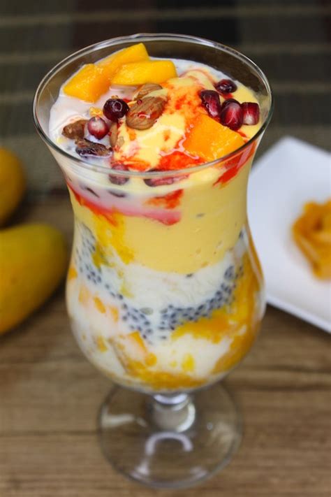 Mango Falooda Tropical Summer Dessert Cooking With Thas Wholesome