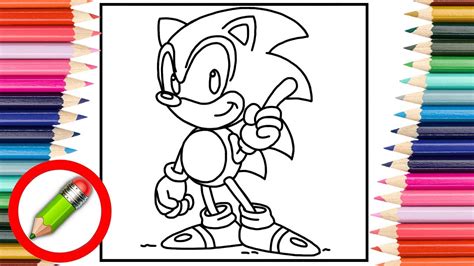 How To Draw Baby Sonic From Sonic The Hedgehog Movie Coloring Page