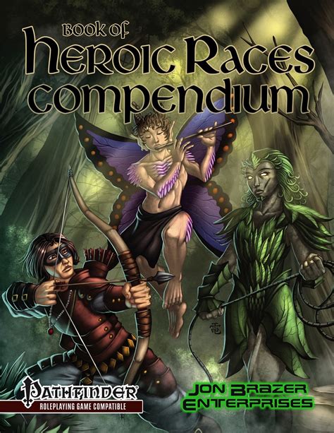 Book Of Heroic Races Compendium Pfrpg