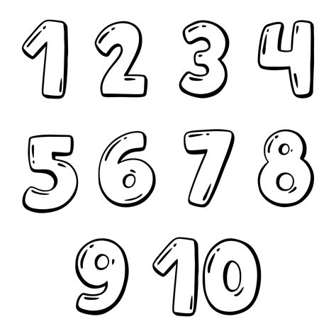 7 Best Printable Bubble Numbers 1 10 Pdf For Free At Printablee Porn Sex Picture