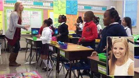Watch 2nd Grade Teacher Encourage Students Every Morning With Fun Song