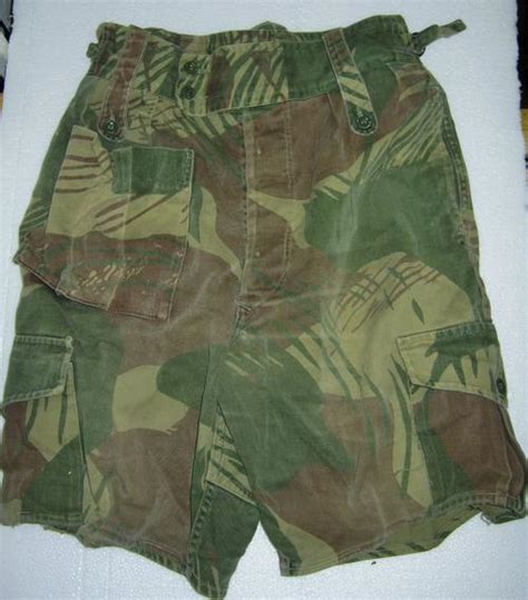 Other War Memorabilia Rhodesian Bush War Camo Shorts From Soldier