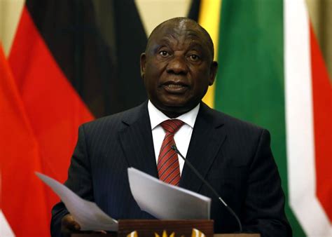 Ramaphosa was sworn in as president on thursday by chief justice mogoeng mogoeng after jacob zuma resigned late on wednesday during a televised address to the nation. Live stream: When will Cyril Ramaphosa address the nation ...