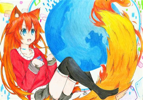 Mozilla Firefox Anime Version By Anmeganeneko On Deviantart
