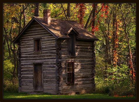 Cabin Log Cabin Near The Indiana Dunes National Shoreline Flickr