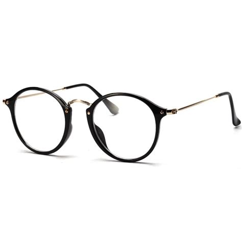 Women Men Vintage Round Eyewear Frames Retro Optical Glasses Frame