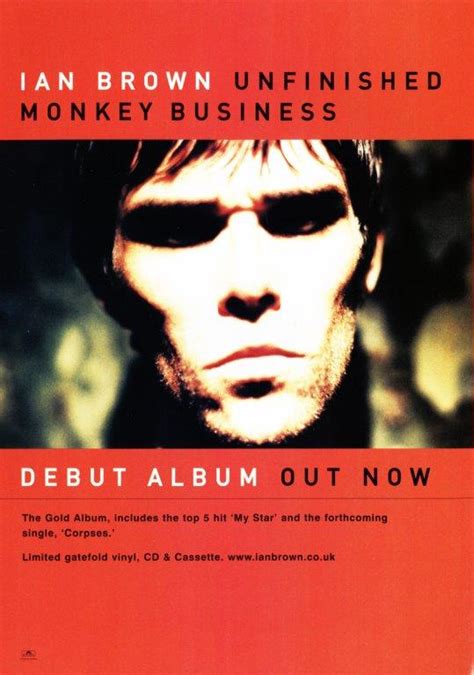 Ian Brown Unfinished Monkey Business Poster Prints4u
