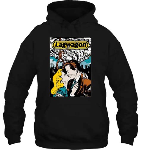 Sudadera Con Capucha Vint 90s Poster Punk Rock Lagwagon Banda Mujeres