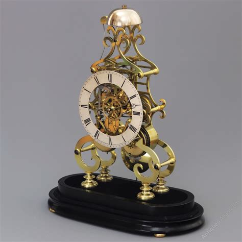 Antiques Atlas Striking Skeleton Clock By Savory And Sons C1850