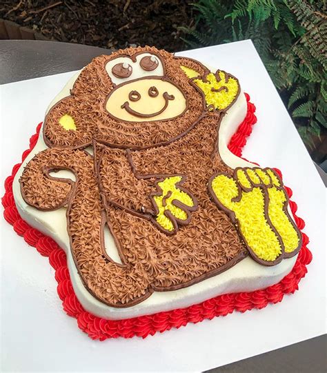 Monkey Birthday Cake Kidds Cakes And Bakery
