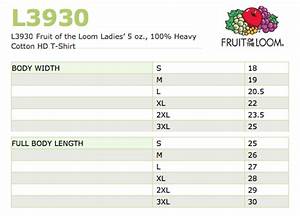 L3930r Fruit Of The Loom Heavy Cotton Ladies 39 Tee